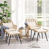 Outdoor Wicker Bistro Set